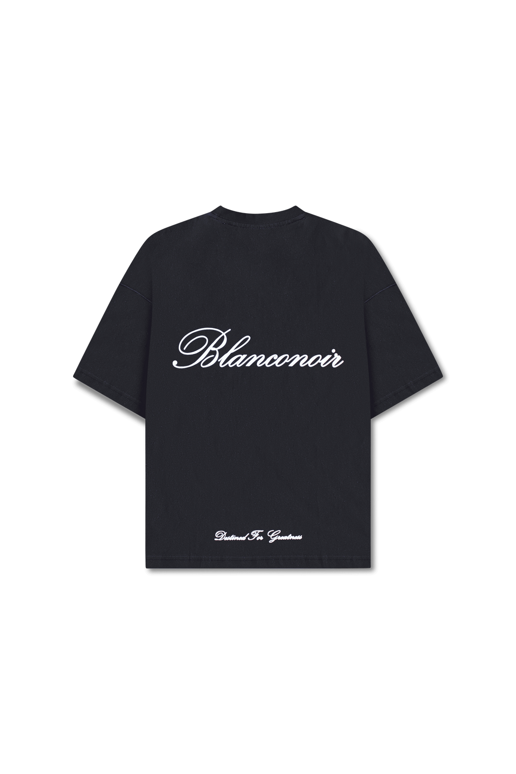 Suede Patch Tee - Black
